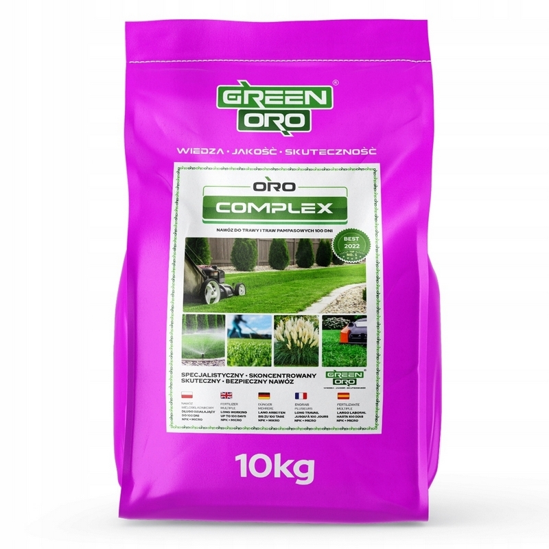 Green Oro viaczložkové hnojivo granule 10 kg 10 l